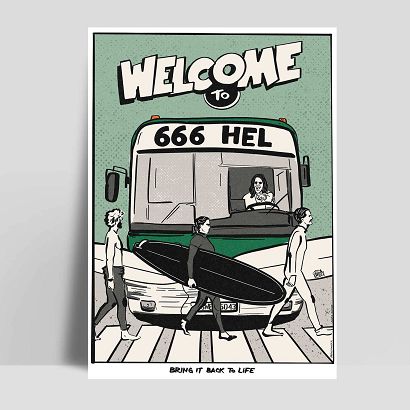 Plakat Welcome to Hel