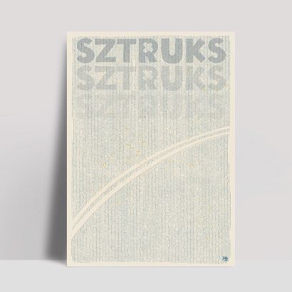 Plakat Zima - Sztruks White
