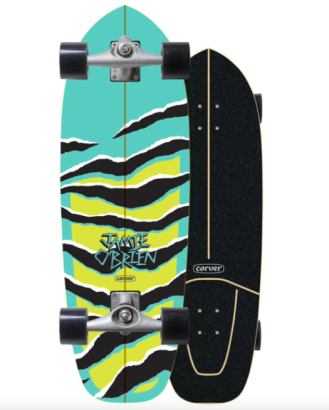 Deska Carver surfskate J.O.B Aqua Tiger 31'