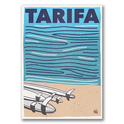 Plakat Tarifa – surfing