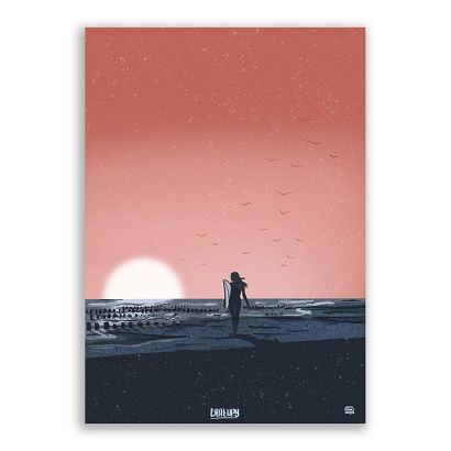 Plakat Chałupy - Sunset Surf