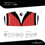 Latawiec treningowy z barem WOLKENSTÜRMER PARAFLEX SPORT - 13
