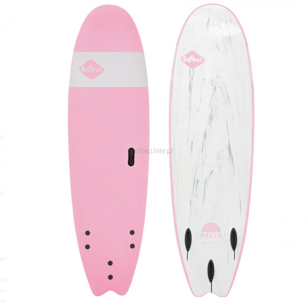 deska surfing różowa