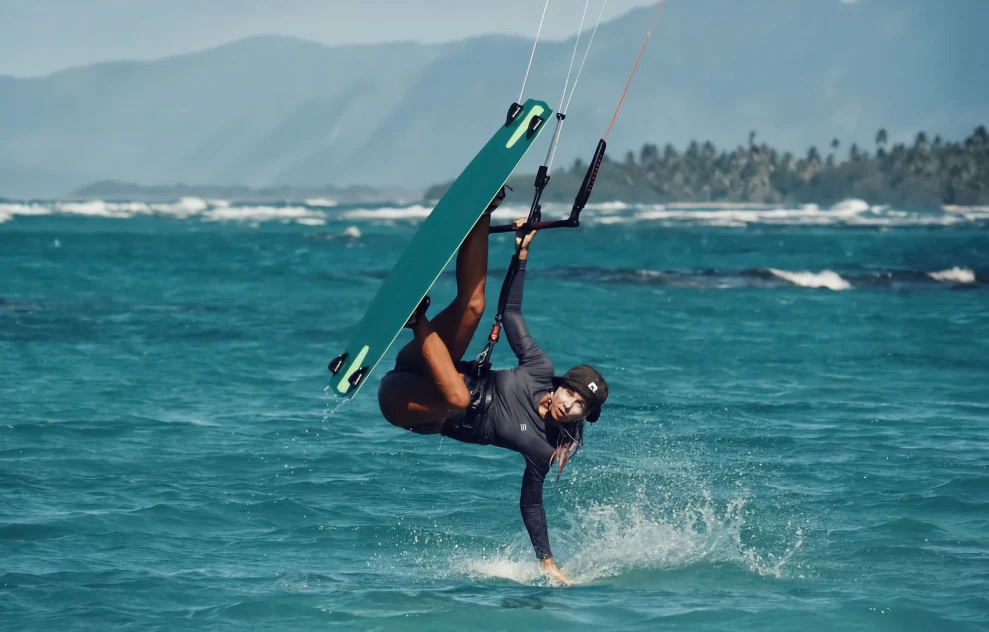Kiteboarding w kasku BangProof